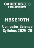 HBSE 10th Computer Science Syllabus 2025-26