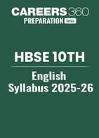 HBSE 10th English Syllabus 2025-26