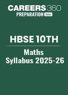 HBSE 10th Maths Syllabus 2025-26