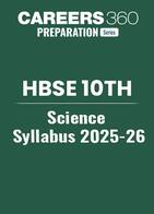 HBSE 10th Science Syllabus 2025-26