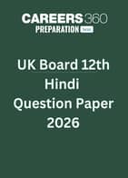 UK Board Class 12 Hindi Question Paper 2026
