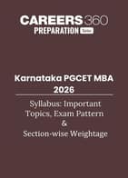 Karnataka PGCET MBA 2026 Syllabus