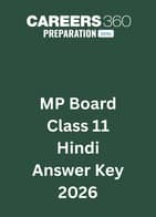 MP Board Class 11 Hindi Answer Key 2026
