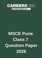 MSCE Pune class 7 Scholarship Paper  Question Paper 2026