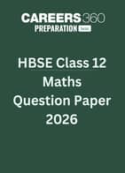 HBSE Class 12 Maths Question Paper 2026