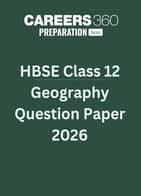 HBSE Class 12 Geography Question Paper 2026