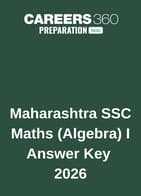 Maharashtra SSC Maths (Algebra) I Answer Key  2026
