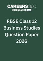 RBSE Class 12 Business Studies Question Paper 2026