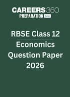 RBSE Class 12 Economics Question Paper 2026