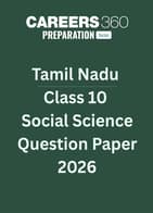Tamil Nadu Class 10 Social Science Question Paper 2026
