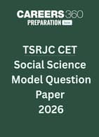 TSRJC CET Social Studies Model Question Paper 2025