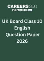UK Board Class 10 English Question Paper 2026