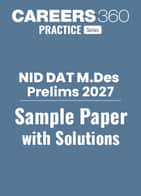 NID DAT 2027 M.Des Prelims Official Sample Paper