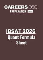 IBSAT 2026 Quant Formula Sheet