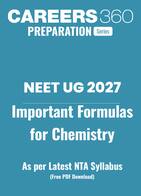 NEET 2027 Chemistry Formulas: Important NEET Chemistry Formulas PDF for Quick revision (FREE)