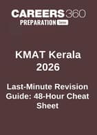 KMAT Kerala 2026 Last-Minute Revision Guide: 48-Hour Cheat Sheet