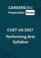 CUET UG 2027 Performing Arts Syllabus