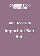 AIBE (22) 2026 Most Important Bare Acts