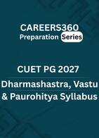 CUET PG 2027 Dharmashastra, Vastu & Paurohitya Syllabus