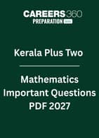 Kerala Plus Two Maths Important Questions PDF 2027