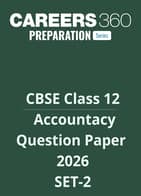 CBSE Class 12  Accountacy Question Paper  2026 set 2