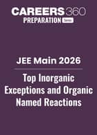 JEE Mains 2026  Top Inorganic Exceptions and Organic Named Reactions