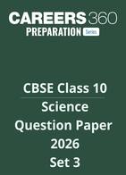 CBSE Class 10 Science Question Paper 2026 Set 3