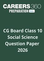 CG Board Class 10 Social Science Question Paper 2026