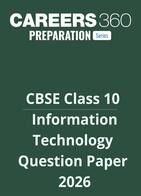 CBSE Class 10 Information Technology Question Paper 2026