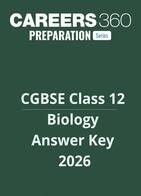 CGBSE Class 12 Biology Answer Key 2026
