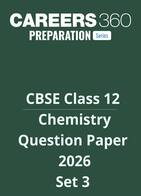 CBSE Class 12 Chemistry Question Paper 2026 Set-3