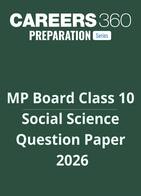 MP Board Class 10 Social Science Question Paper 2026