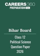 Bihar Board 12th Political Science Question Paper 2026