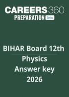 Bihar Board 12th Physics Answer key 2026