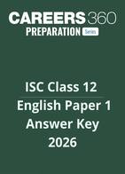 ISC Class 12 English Paper 1 Answer Key 2026