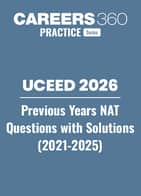 UCEED Previous Years - NAT Type Questions with Solutions (2021-2025)