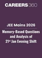JEE Main 2026: Memory Based Questions and Analysis of 21st January (Shift-2)