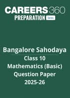Bangalore Sahodaya Class 10 Mathematics (Standard) Question Paper 2025-26