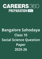 Bangalore Sahodaya Class 10 Social Science Question Paper 2025-26