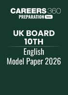 UK Board 10th English Model Paper 2026