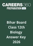 Bihar Board Class 12 Biology Answer key 2026