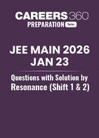 JEE Main 2026 Jan 23 Questions with Solution by Resonance (Shift 1 & 2)
