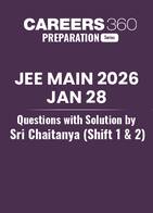 JEE Main 2026 Jan 24 Questions with Solution by Sri Chaitanya (Shift 1 & 2)