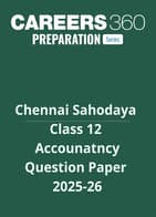 Chennai Sahodaya Class 12 Accountancy Question Paper 2025-26