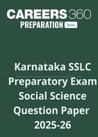 Karnataka SSLC Social Science Preparatory Exam Question Paper 2025-26