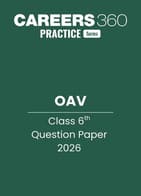 OAV Entrance Class 6 Question Paper 2026