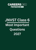 JNVST Class 6 Most Important Questions PDF 2027