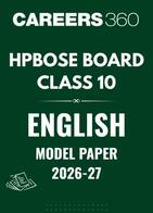 HPBOSE Class 10 English Model Paper 2026-27