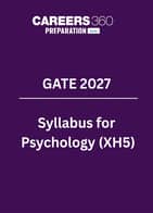 GATE 2027 Syllabus for Psychology (XH5)