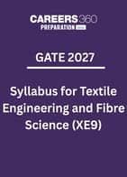 GATE 2027 Syllabus for Textile Engineering and Fibre Science (XE9)
